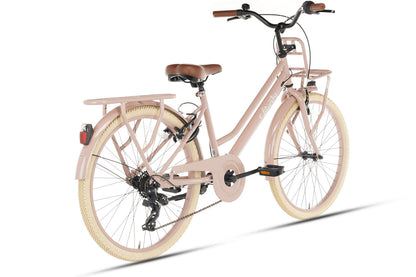 Liberty D7 Meisjesfiets 24 inch - 7 Versnellingen - Zalm