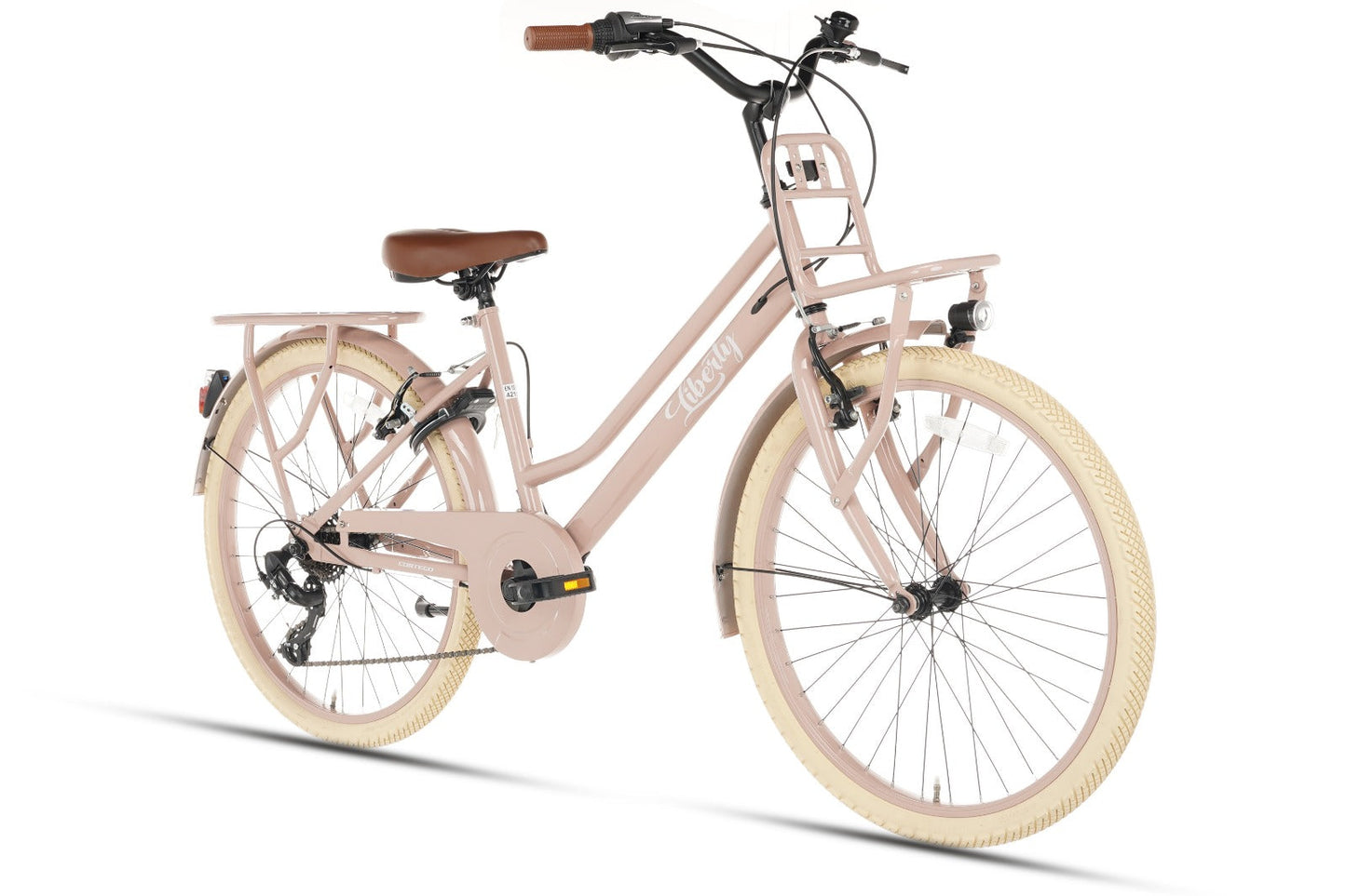 Liberty D7 Meisjesfiets 24 inch - 7 Versnellingen - Zalm