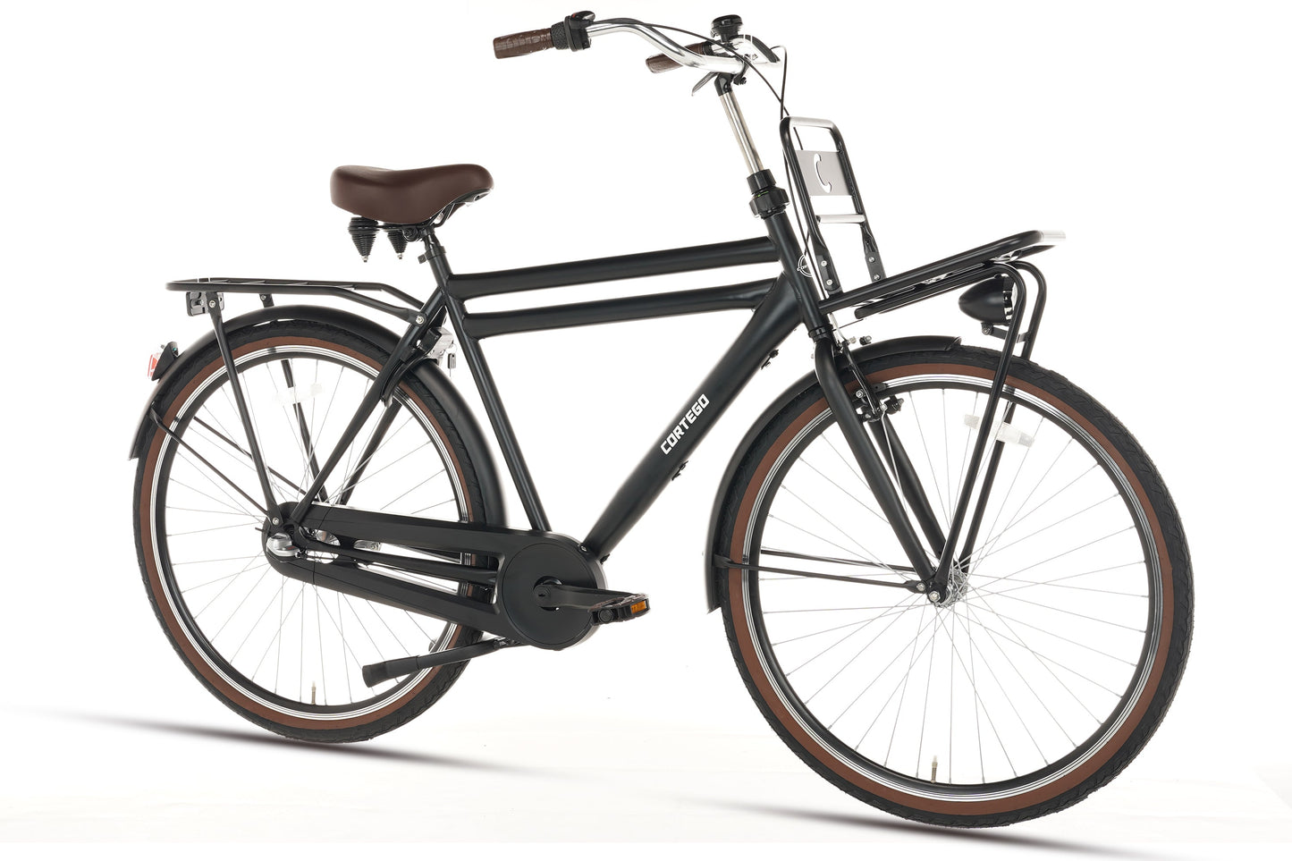 Cargo Herenfiets 3 Versnellingen Mat-Zwart