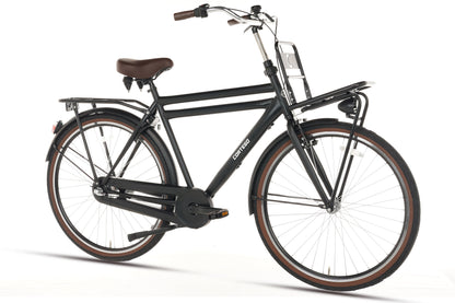 Cargo Herenfiets 3 Versnellingen Mat-Zwart