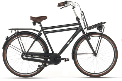 Cargo Herenfiets 3 Versnellingen Mat-Zwart