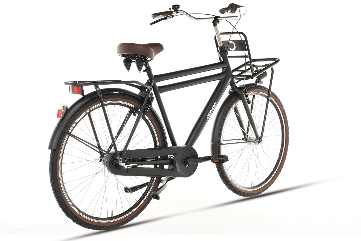 Cargo Herenfiets 3 Versnellingen Mat-Zwart