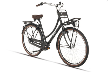 Cargo N3 Transportfiets Mat-Zwart - 3 Versnellingen