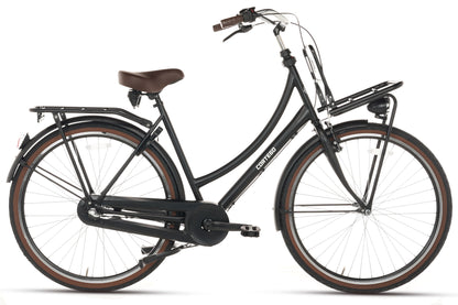 Cargo N3 Transportfiets Mat-Zwart - 3 Versnellingen