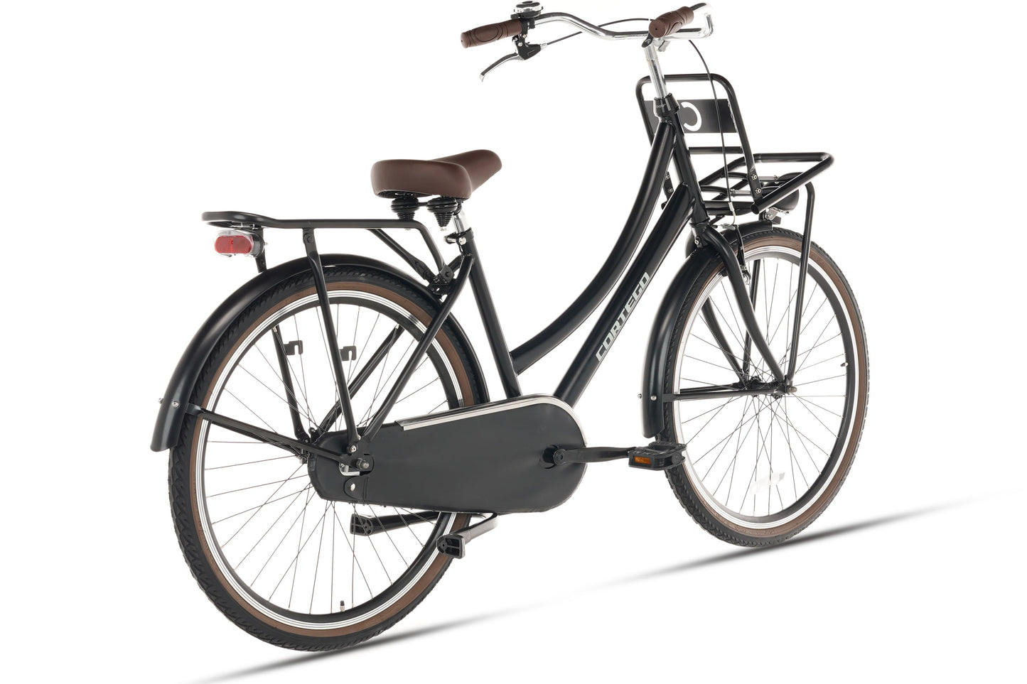 Cargo Transportfiets 28 inch Mat-zwart