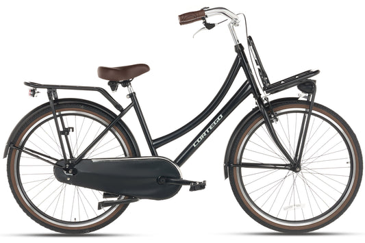 Cargo Transportfiets 28 inch Mat-zwart