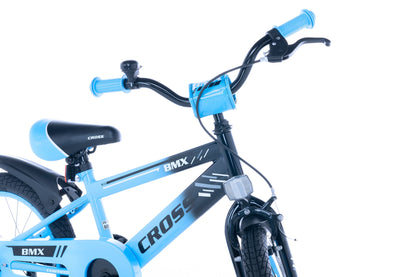 BMX Cross Jongensfiets blauw 16 Inch