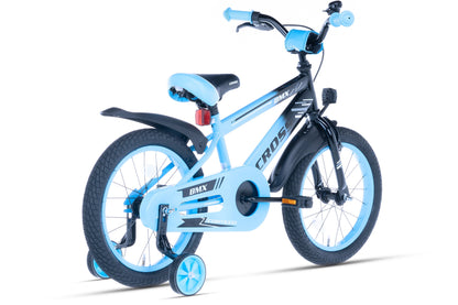BMX Cross Jongensfiets blauw 16 Inch