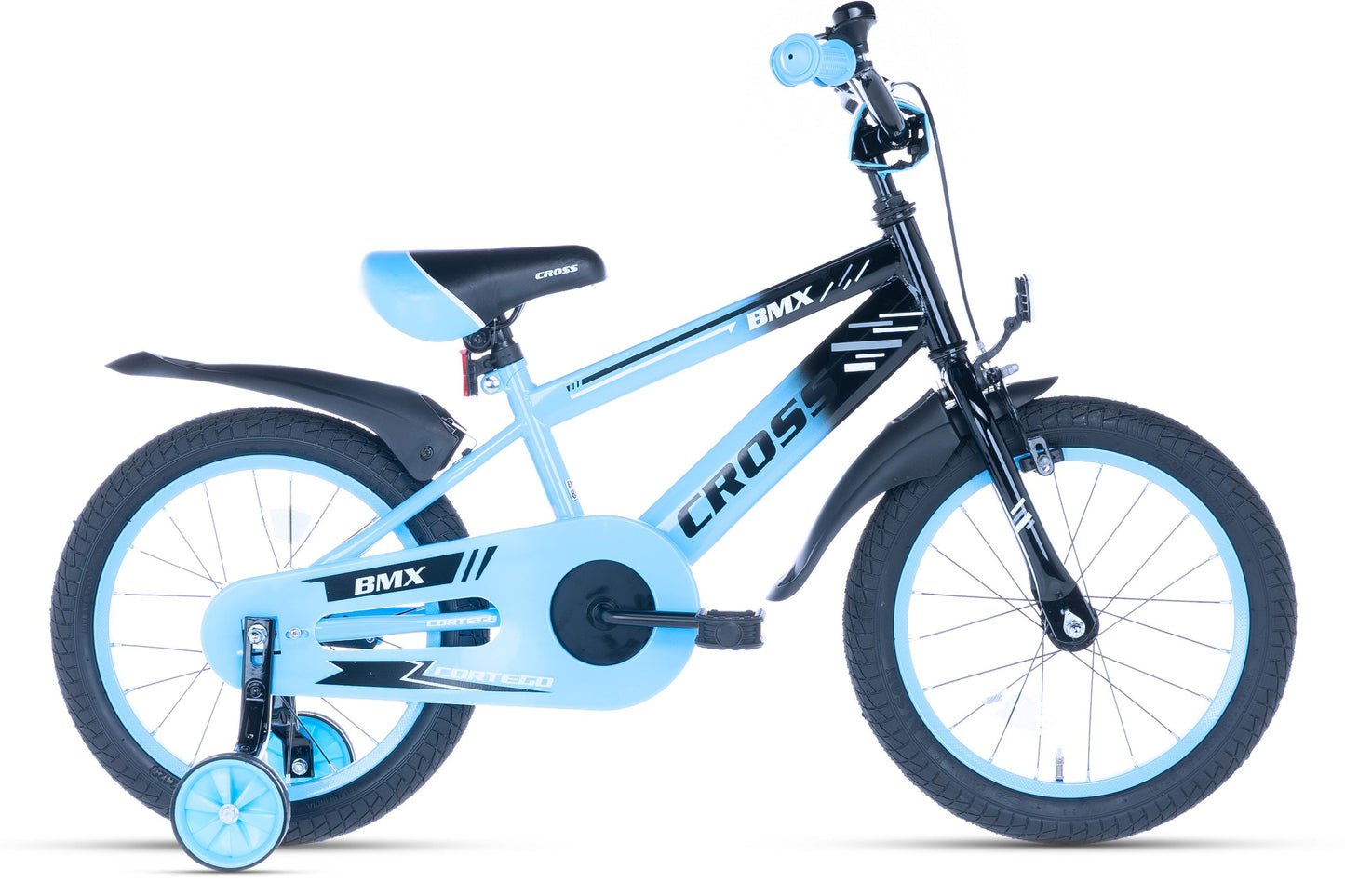 BMX Cross Jongensfiets blauw 16 Inch