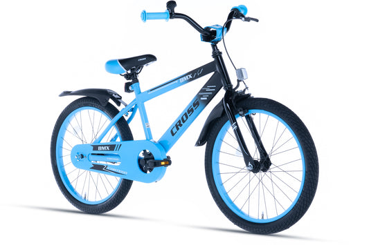 BMX Cross Jongensfiets blauw 18 Inch