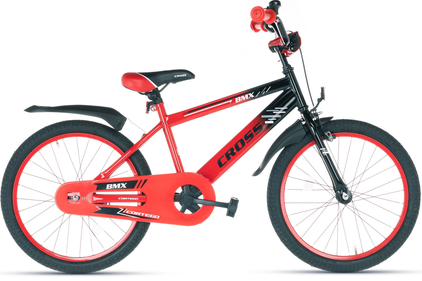 BMX Cross Jongensfiets rood 18 Inch