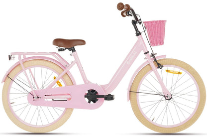 Excellent Meisjesfiets Roze 22 inch + Mand
