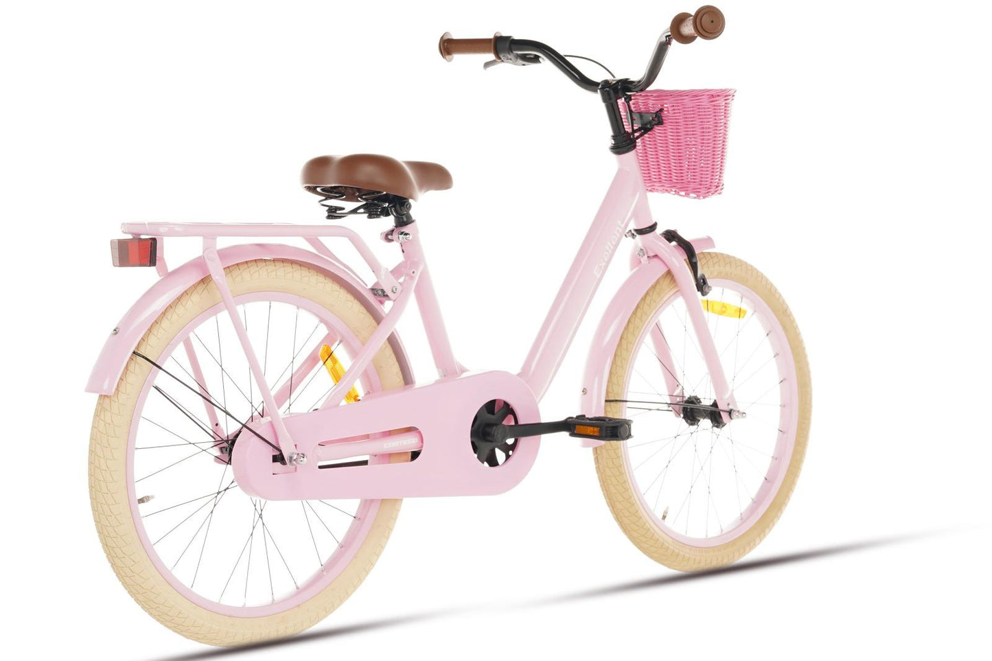 Excellent Meisjesfiets Roze 22 inch + Mand