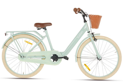 Excellent Meisjesfiets Groen 22 inch + Mand