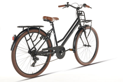 Liberty D7 Meisjesfiets 26 inch - 7 Versnellingen - Mat-Zwart