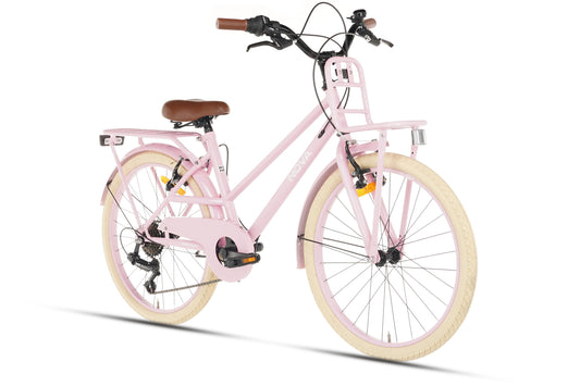 Nova Meisjesfiets 22 inch - 7 Versnellingen - Roze