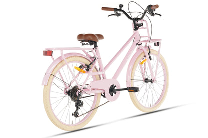 Nova Meisjesfiets 22 inch - 7 Versnellingen - Roze