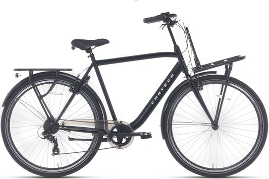 Premium D7 Plus Herenfiets 7 Versnellingen Mat-Zwart