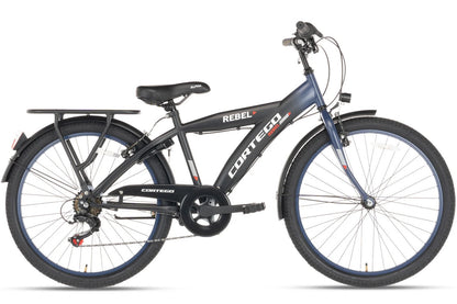 Rebel Jongensfiets 26 Inch Blauw - 6 Versnellingen