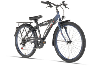 Rebel Jongensfiets 26 Inch Blauw - 6 Versnellingen