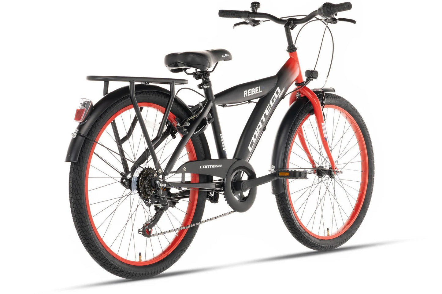 Rebel Jongensfiets 26 Inch Rood - 6 Versnellingen