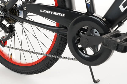 Rebel Jongensfiets 24 Inch Rood - 6 Versnellingen