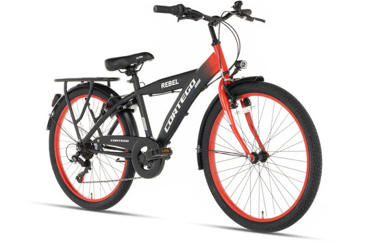 Rebel Jongensfiets 26 Inch Rood - 6 Versnellingen