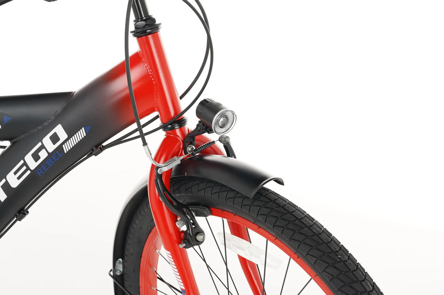 Rebel Jongensfiets 24 Inch Rood - 6 Versnellingen