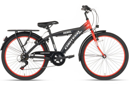 Rebel Jongensfiets 26 Inch Rood - 6 Versnellingen
