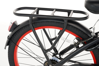 Rebel Jongensfiets 22 Inch Rood - 6 Versnellingen