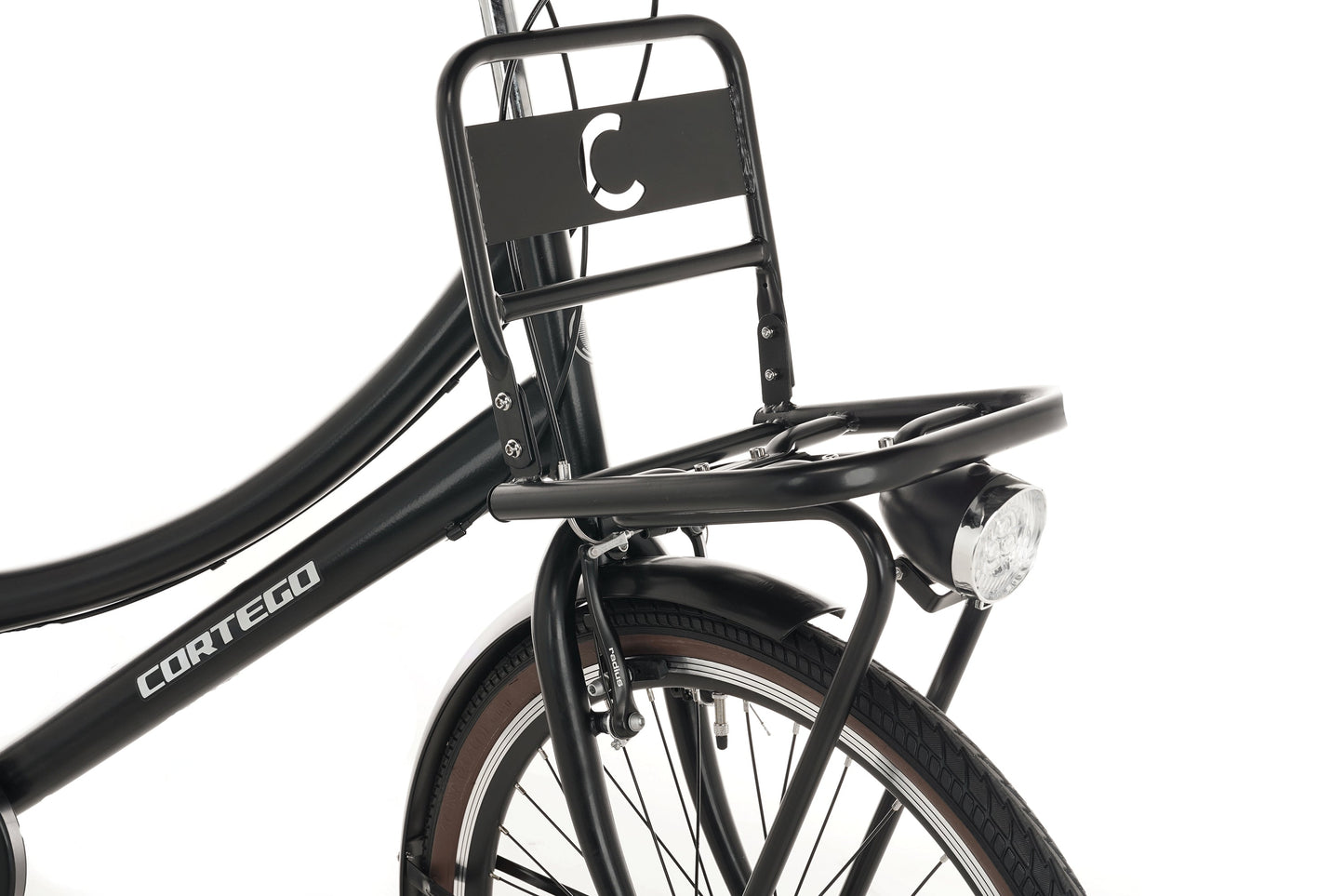 Cargo Meisjesfiets 24 inch - 7 Versnellingen - Mat-Zwart