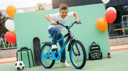 BMX Cross Jongensfiets blauw 20 Inch