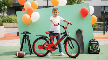 BMX Cross Jongensfiets Rood 22 inch