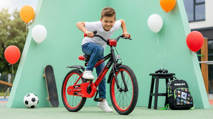 BMX Cross Jongensfiets Rood 22 inch