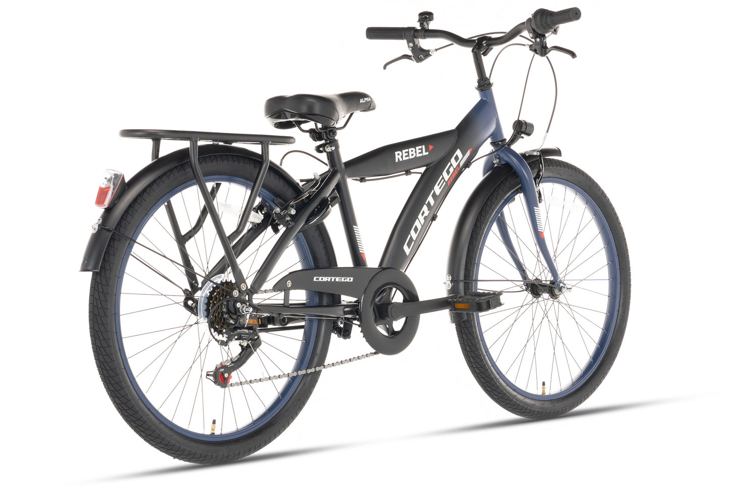 Rebel Jongensfiets 22 Inch Blauw - 6 Versnellingen