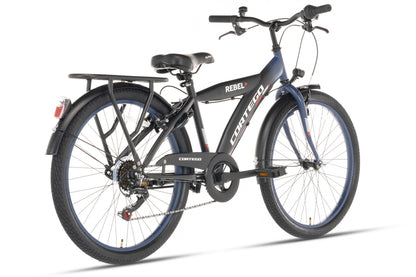Rebel Jongensfiets 22 Inch Blauw - 6 Versnellingen