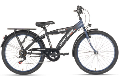 Rebel Jongensfiets 22 Inch Blauw - 6 Versnellingen
