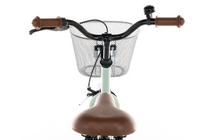 Liberty meisjesfiets Groen 12 inch + mand
