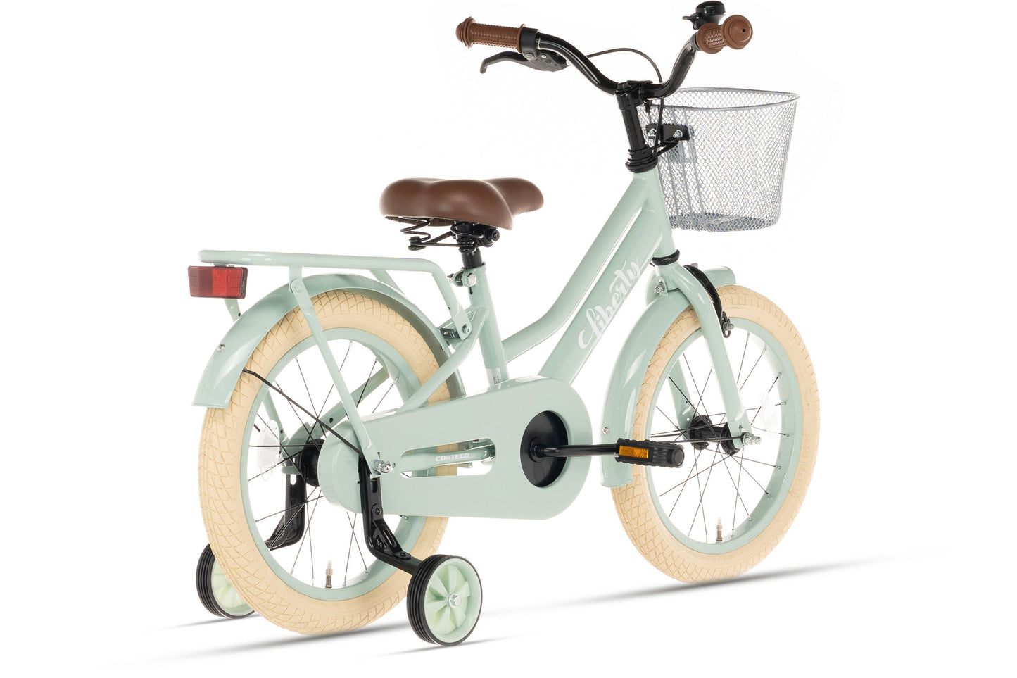 Liberty meisjesfiets Groen 16 inch + mand