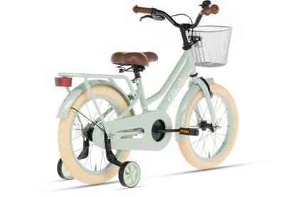 Liberty meisjesfiets Groen 16 inch + mand