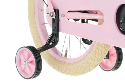 Liberty meisjesfiets Roze 18 inch + mand