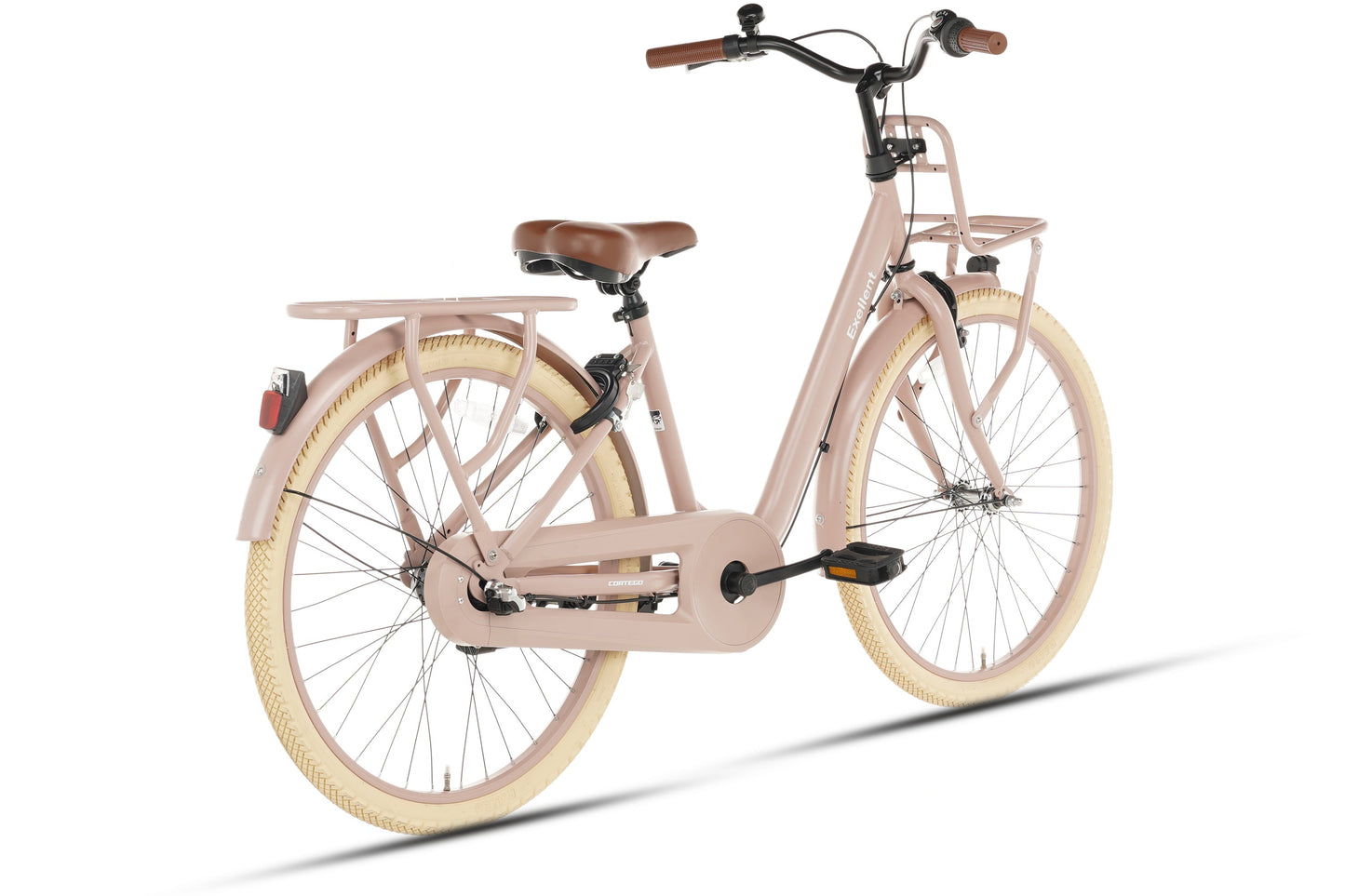 Excellent Meisjesfiets 24 inch 3 Versnellingen - Zalm