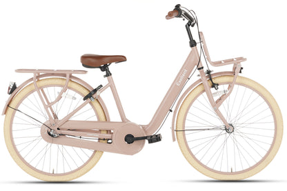 Excellent Meisjesfiets 24 inch 3 Versnellingen - Zalm