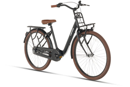 Excellent Meisjesfiets 26 inch - 3 Versnellingen - Mat-Zwart