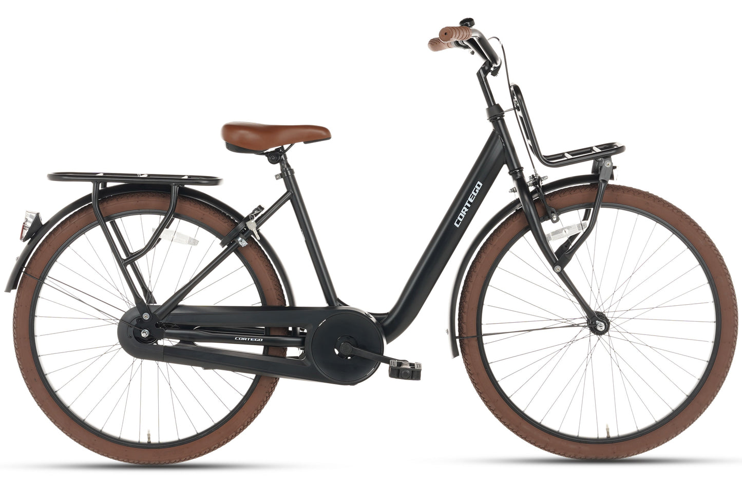 Cortego Excellent Meisjesfiets 26 inch Mat-Zwart