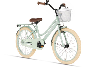 Liberty meisjesfiets Groen 22 inch + mand