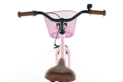 Liberty meisjesfiets Roze 22 inch + mand