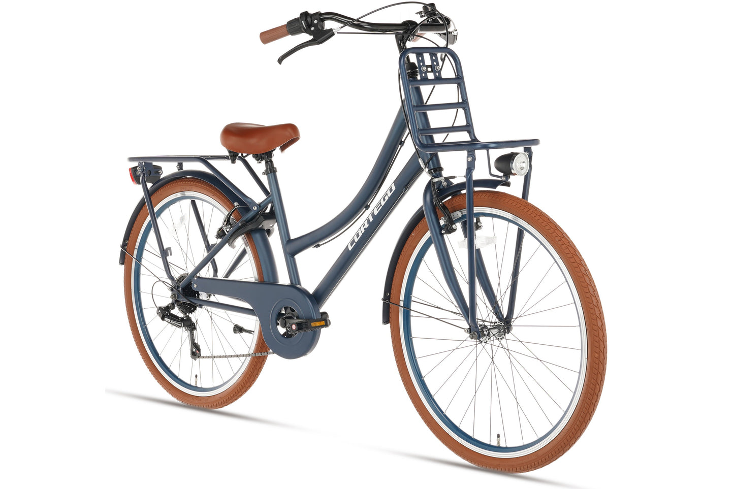 Transporter Meisjesfiets 26 inch - 7 Versnellingen - Jeans Blauw