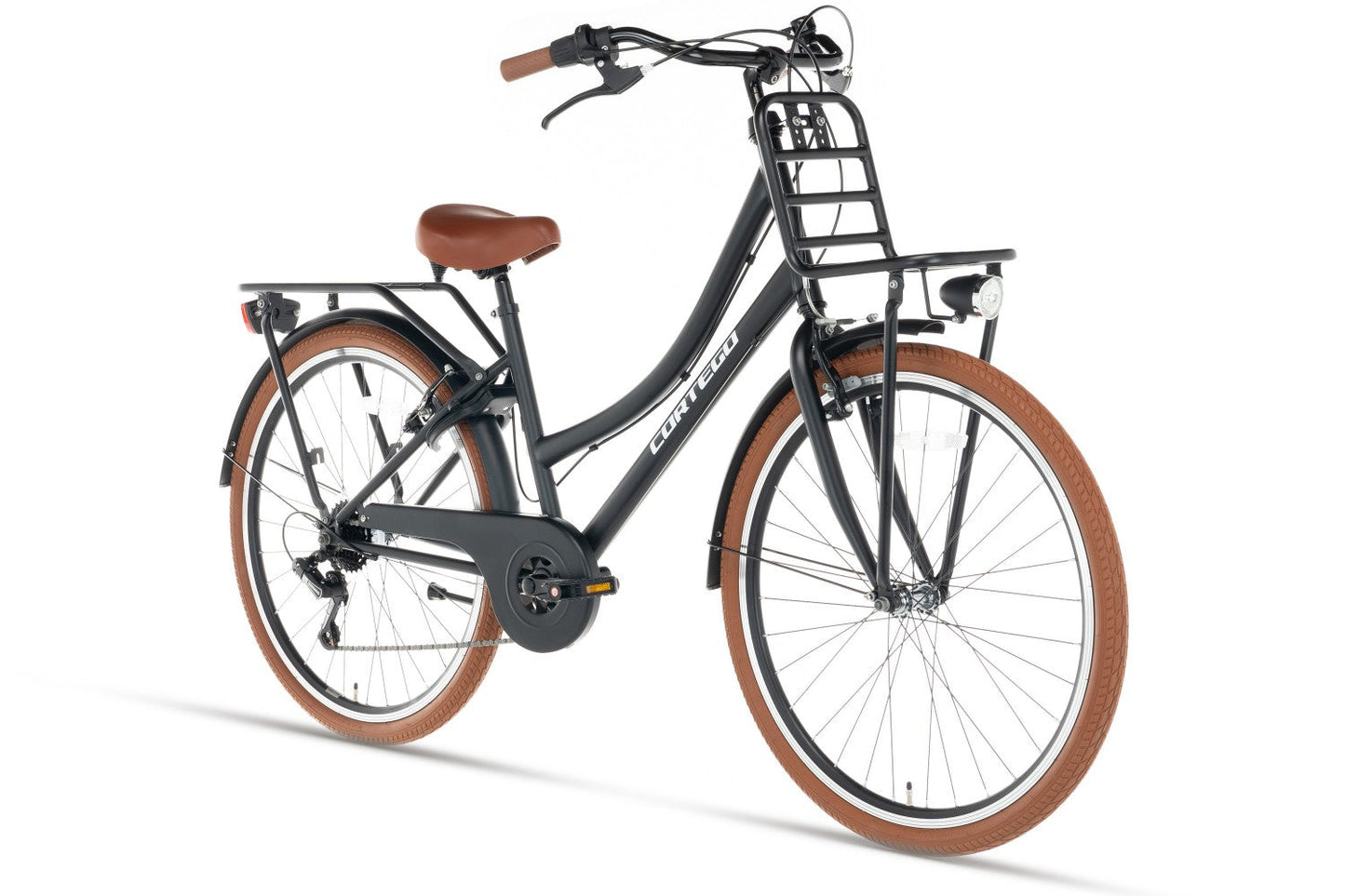 Transporter Meisjesfiets 26 inch - 7 Versnellingen - Mat-Zwart