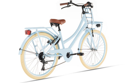 Transporter Meisjesfiets 24 inch - 7 Versnellingen - Blauw